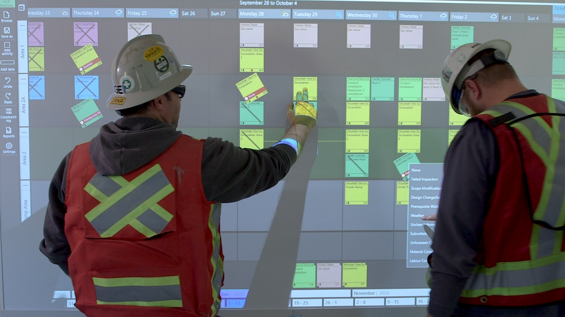 screenshot of Nialli Visual Planner